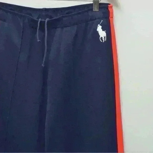 Polo Ralph Lauren Tracksuit Blue 2pc Set Mens Jacket XL Pants L - Picture 7 of 9